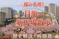 【男女共催】桜の名所！目黒から新馬場へ歩こう🌸【歴史解説x再開発】