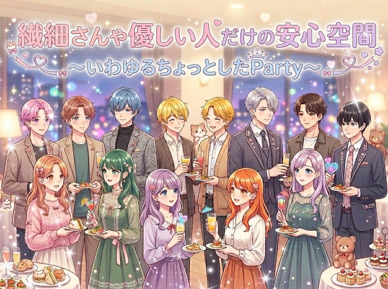 【たまにはちょっとしたドレスを着たい女性主催】繊細さんや優しい人限定✨貸切ちょっとしたparty！つなげーと初心者さんも