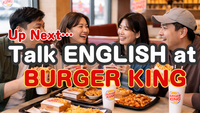 3/30 English at Burger King + Sakura Walk バーガーキングで英会話