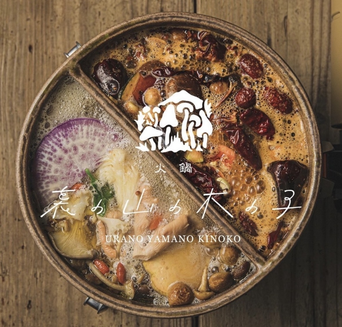 🍲見た事ないきのこがたくさん🍄‍🟫裏の山の木の子で楽しむ薬膳きのこ火鍋を食べに行こう🍄
