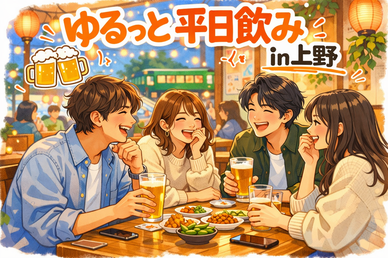 🍻✨ ゆるっと平日飲み in 上野 ✨🍻