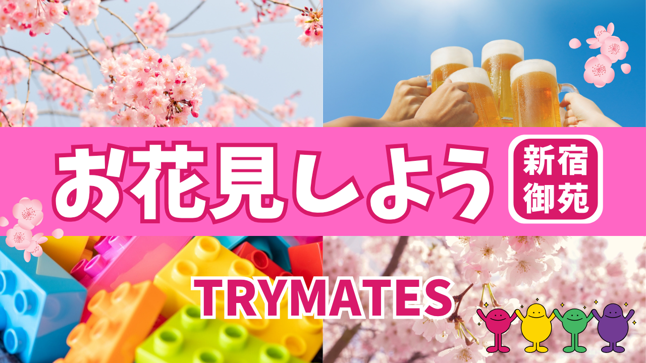 【お花見🌸】会社帰りに散歩＆乾杯しましょう🍡🍻