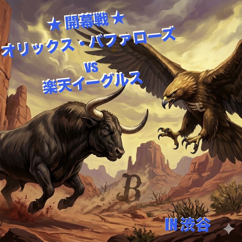 【3/27(金)19時 渋谷】開幕戦!!⚾オリックスvs楽天 交流観戦会！女性主催＆初参加歓迎✨会