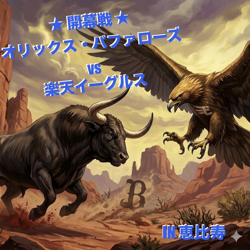 【3/27(金)19時 恵比寿】開幕戦!!⚾オリックスvs楽天 交流観戦会！女性主催＆初参加歓迎✨会