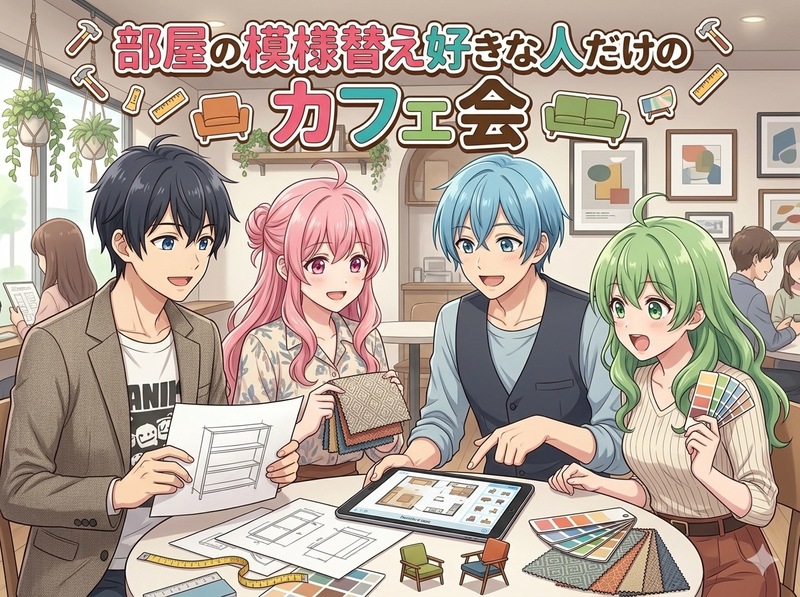 【部屋の整理を余儀無くする事になった女性主催】部屋の模様替え好きな方での交流会✨
