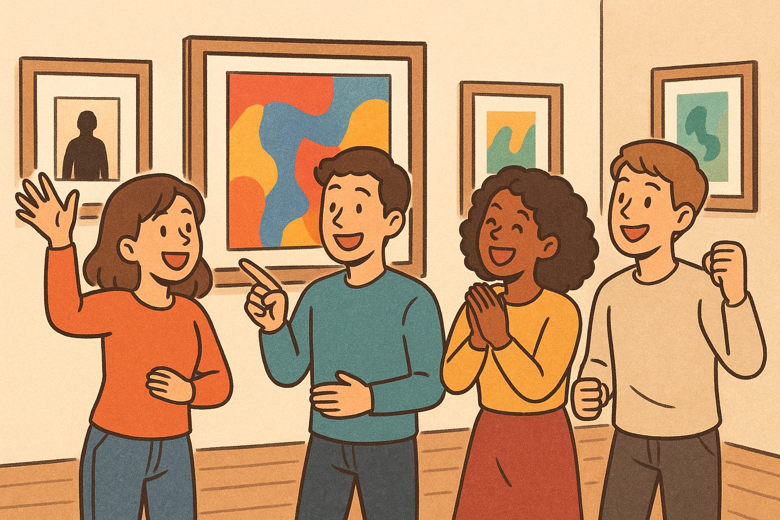 スウェーデン🇸🇪絵画展に行って語ろう！🎨