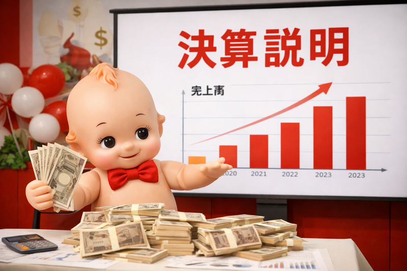 【何の会社か知っている？】キューピーの決算資料を読もう