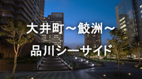 大井町から品川シーサイドへ、工業地帯の記憶が残る夜を歩こう