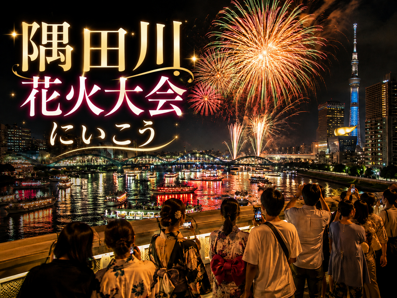 日本最古の花火大会｜隅田川花火大会（両国の川開き）に行こう😃