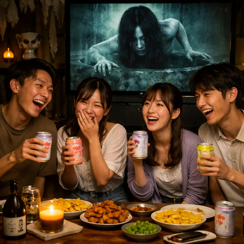 最恐の肴：ホラー動画×ほろ酔い談笑会