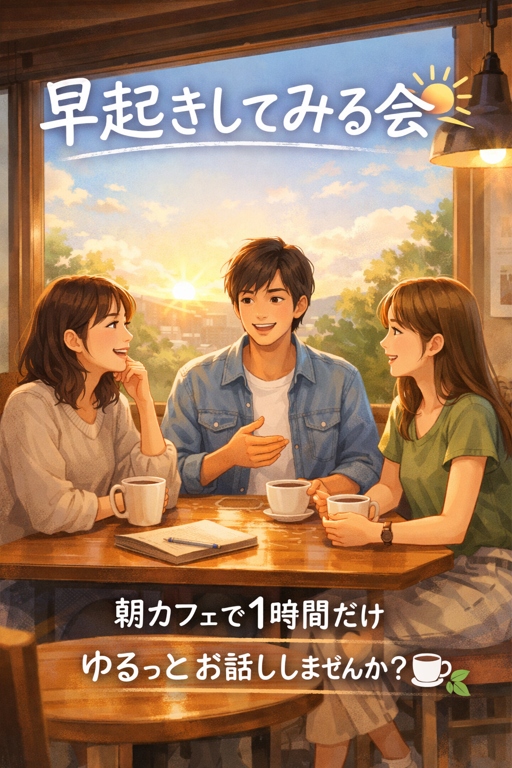 ☀️ちょっと早起きしてみる会☕𓈒𓏸︎︎︎︎