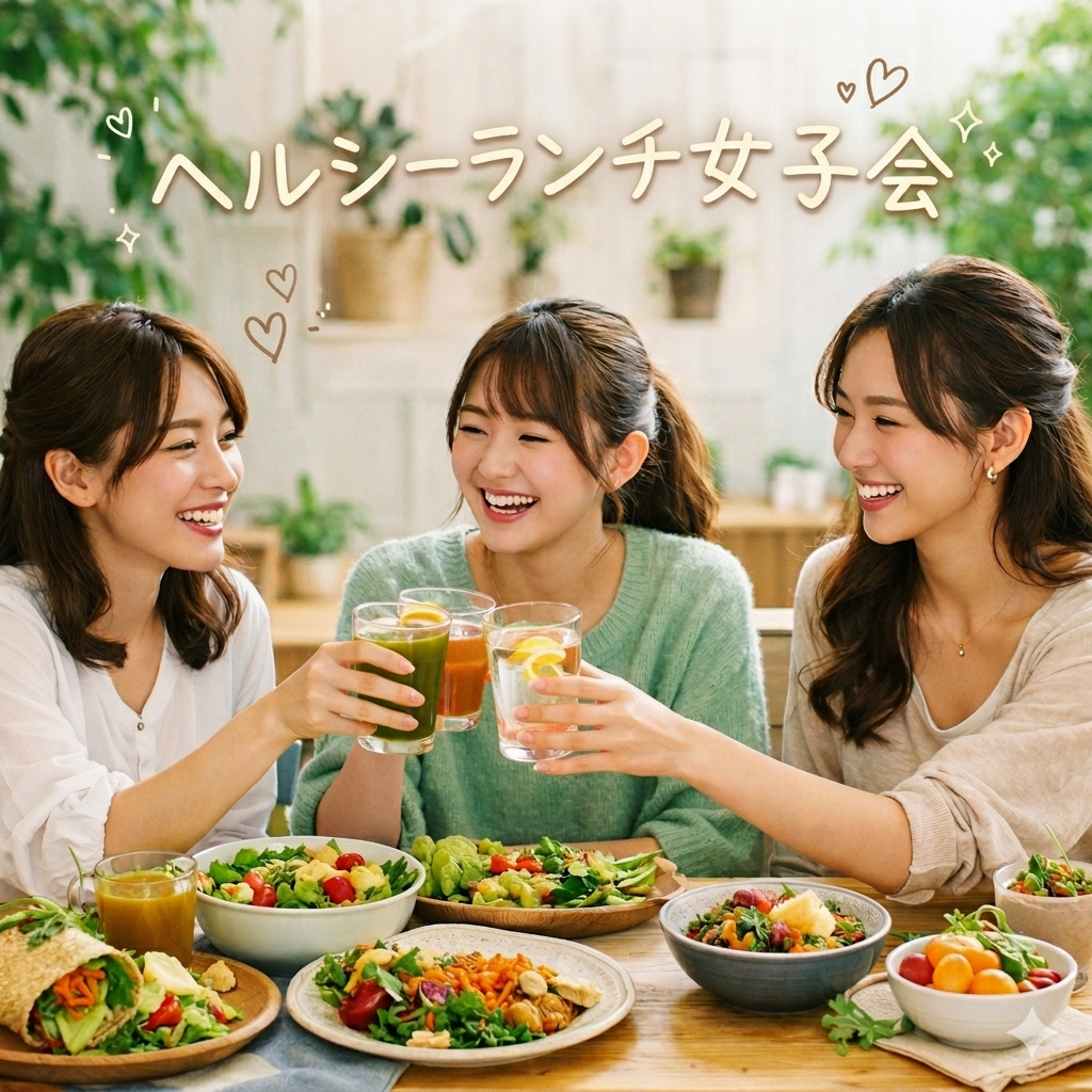 【女子会】ヘルシーランチ会🍽️