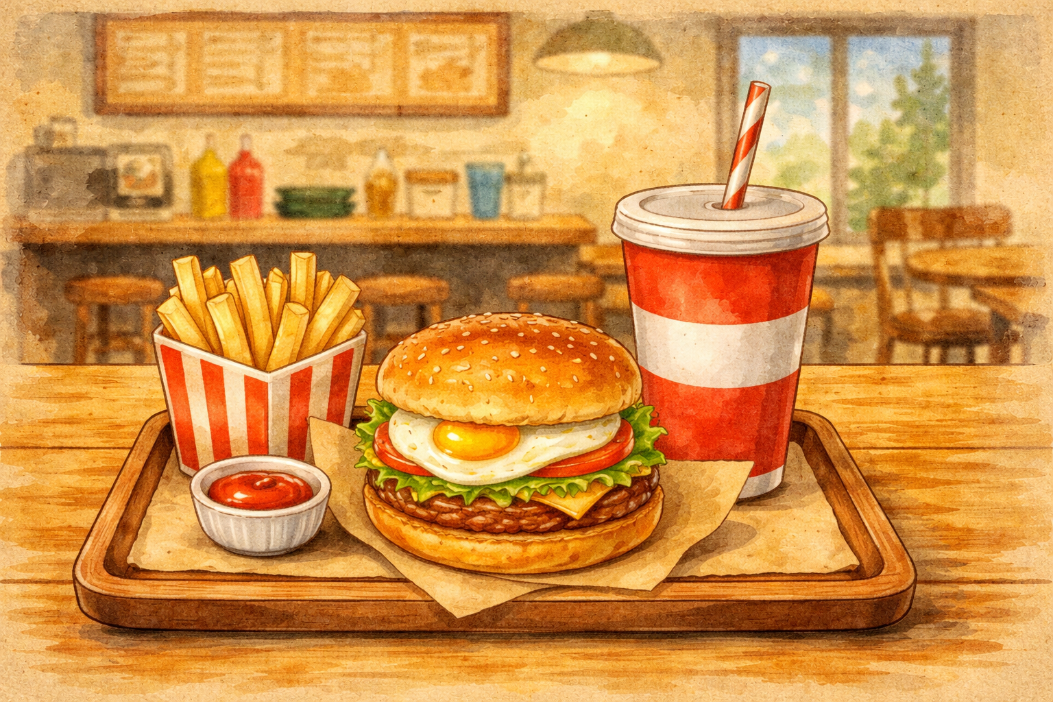 4/1(水)【夜活】春のてりたまバーガー会🍔