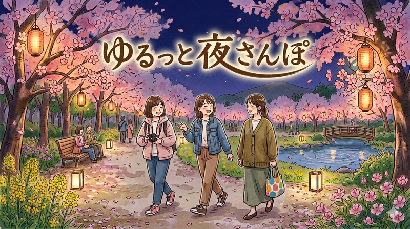 🌙土曜日のよる！ゆるっと夜活！お散歩しませんか〜？🌿✨