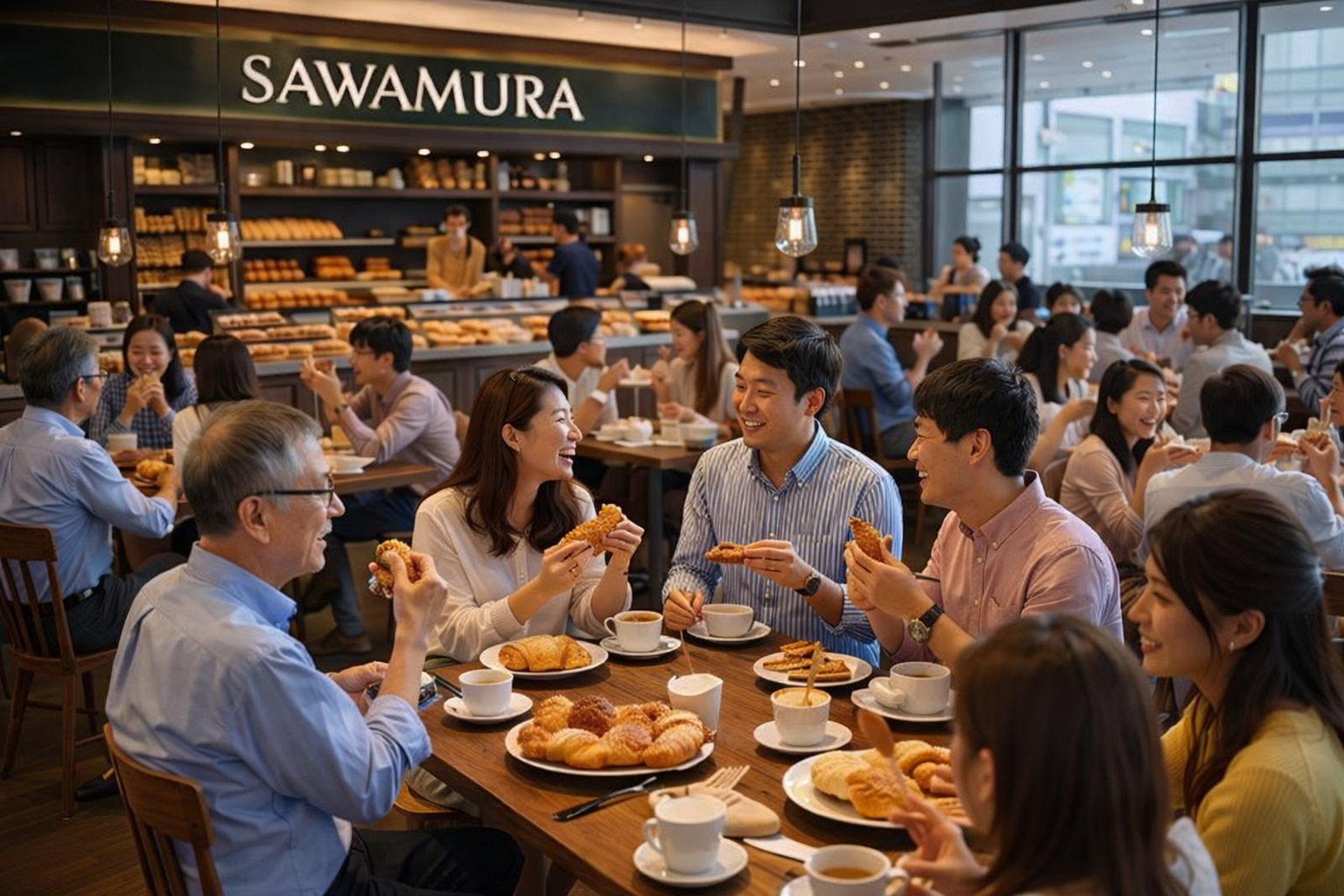 【4/2(木)開催】ベーカリー＆レストラン沢村 新宿で朝活！焼きたてパンとカフェ時間を満喫する限定モーニング会☀️🥐