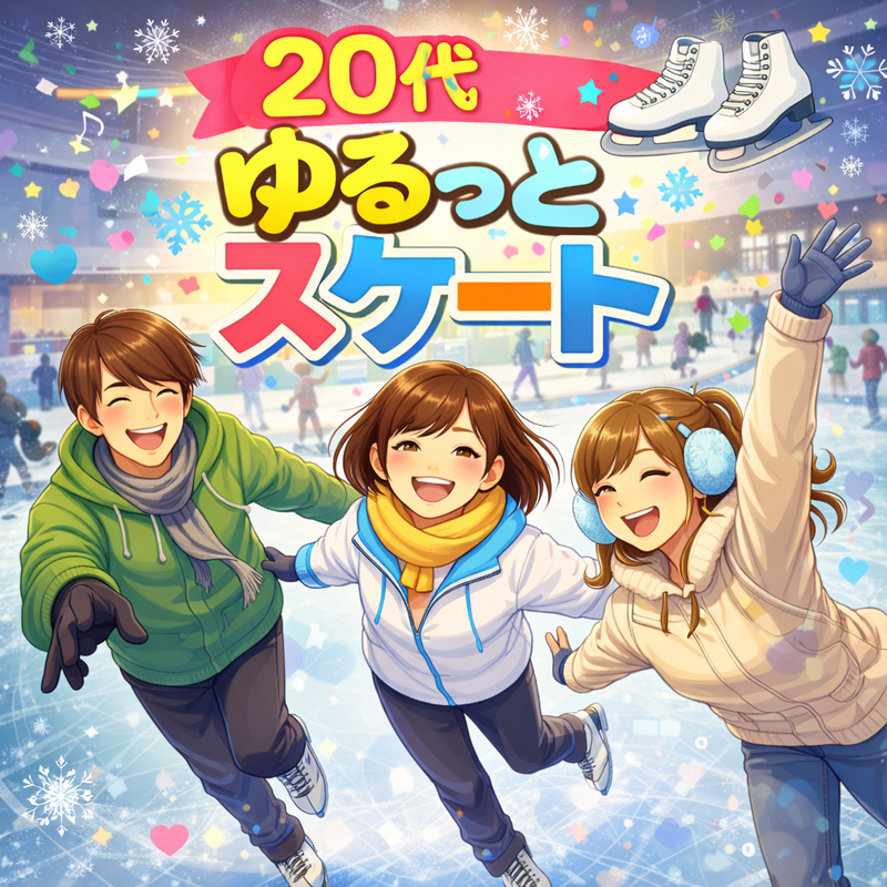【20代限定】ゆるっと スケート楽しもう⛸️❄