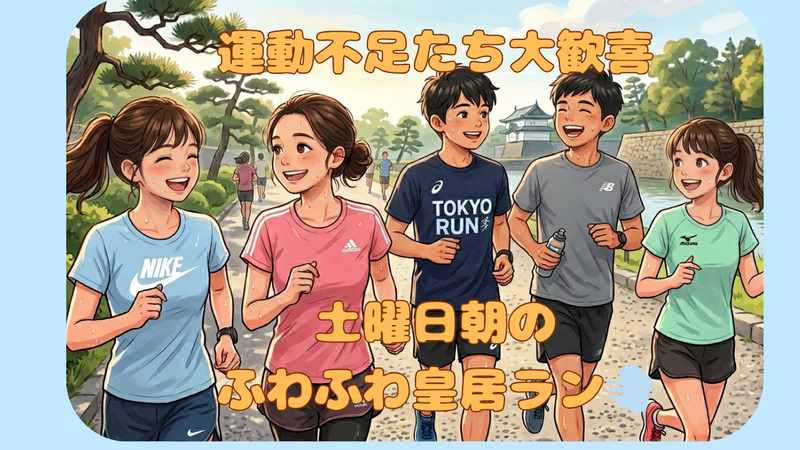 【皇居】＜20代中心＞運動不足たちのふわふわ朝ラン☀️ vol.6
