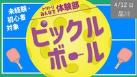 [品川] ピックルボールをやろう！（未経験・初心者対象）