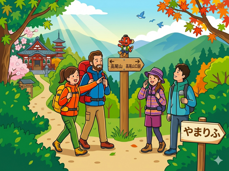 新緑の高尾山へ！ゆったり楽しむ初心者歓迎ハイキング