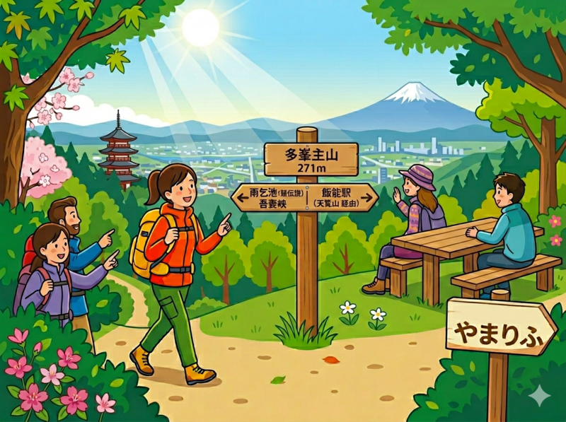 🌿新緑の奥武蔵へ！多峯主山・天覧山ゆるハイキング