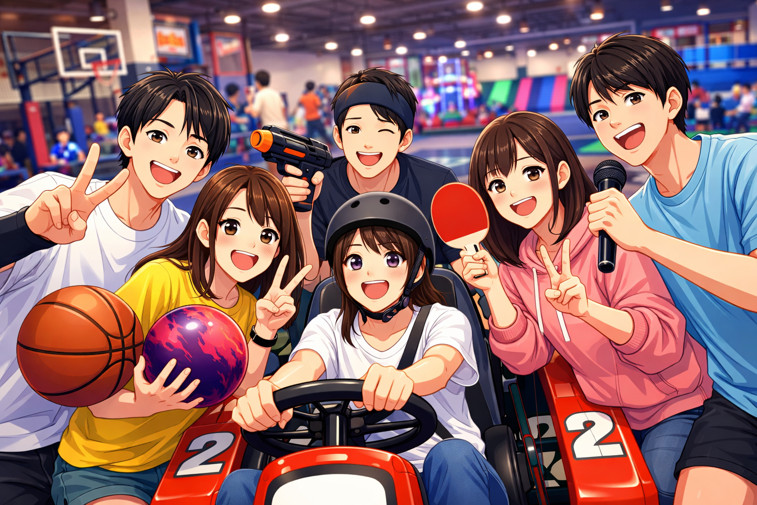 【4/25限定】中川ラウンドワンスポッチャ祭り🎳で運動＆リフレッシュ！初心者・おひとり様大歓迎✨