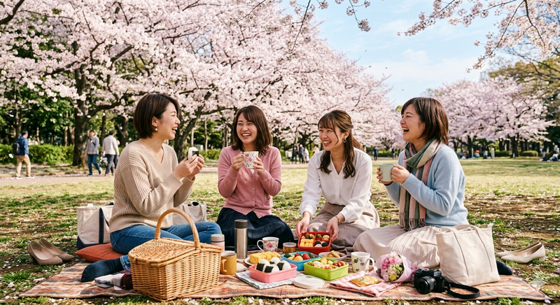 【4/5(日)朝活】パン屋さん巡り＆西公園でお花見ピクニック🌸｜少人数女子会