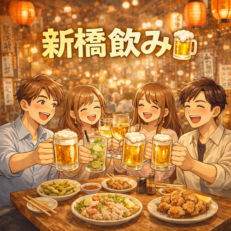 【20〜30代中心】新橋飲み🏮ゆるくつながる夜