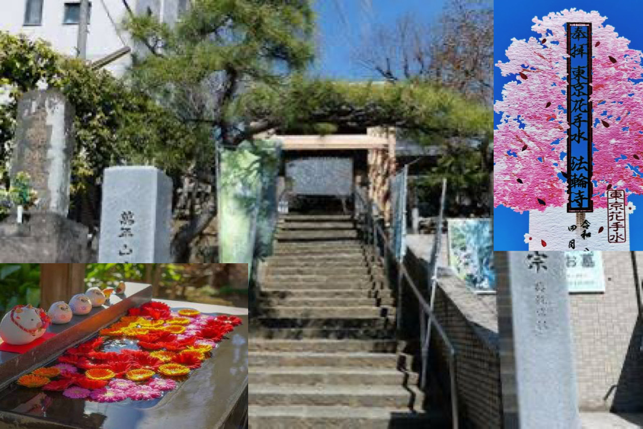 【早稲田のお寺で限定桜切り絵御朱印を頂こう！】4/11 13時半　早稲田　法輪寺〜穴八幡宮！【参加費還元！】