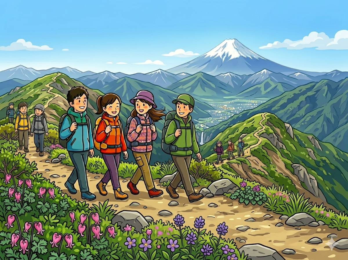 🍃はじめての百名山に！大菩薩嶺で稜線歩きの絶景登山⛰️