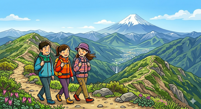 🍃はじめての百名山に！大菩薩嶺チャレンジ登山⛰️