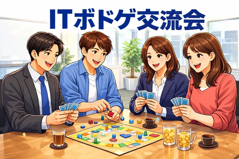 
【SE限定】現在5名申込済！現場の枠を越えて繋がる、ITボドゲ交流会（残りわずか）