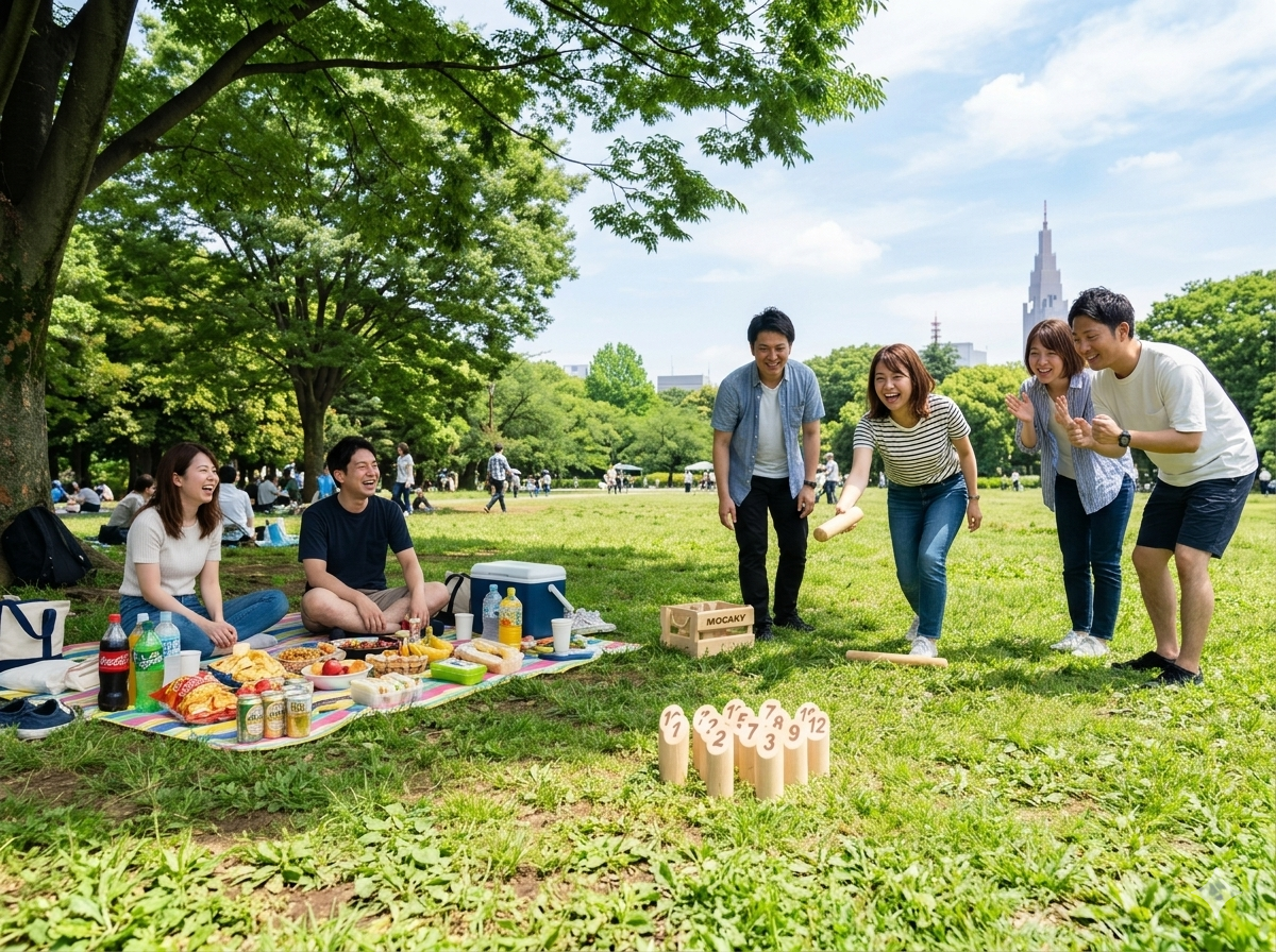 【女性主催】初心者歓迎✨ピクニック＆モルック体験！in代々木公園