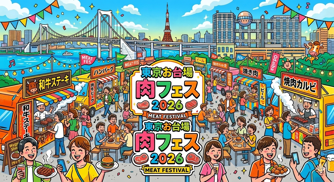【5/5(火祝)お台場特設会場🍖】20・30代限定！肉フェスグルメ友達づくりイベント✨