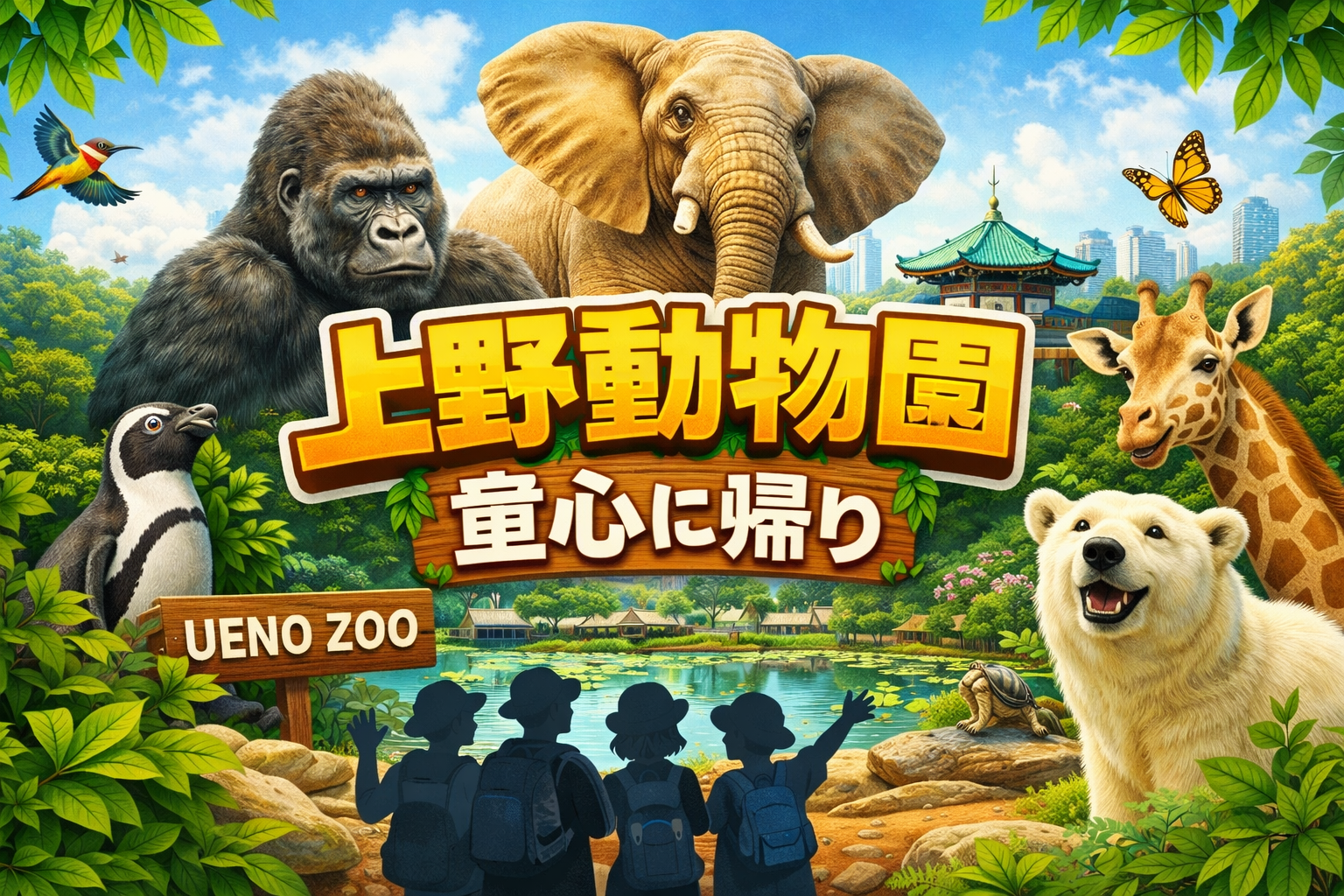 【大人の遠足】久しぶりに動物園に行ってみませんか？童心にかえり思いっきり気分転換しよう！