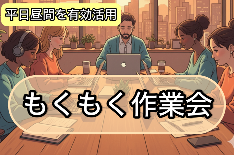 もくもくAI活用🌟作業会｜平日昼を有効活用❗️