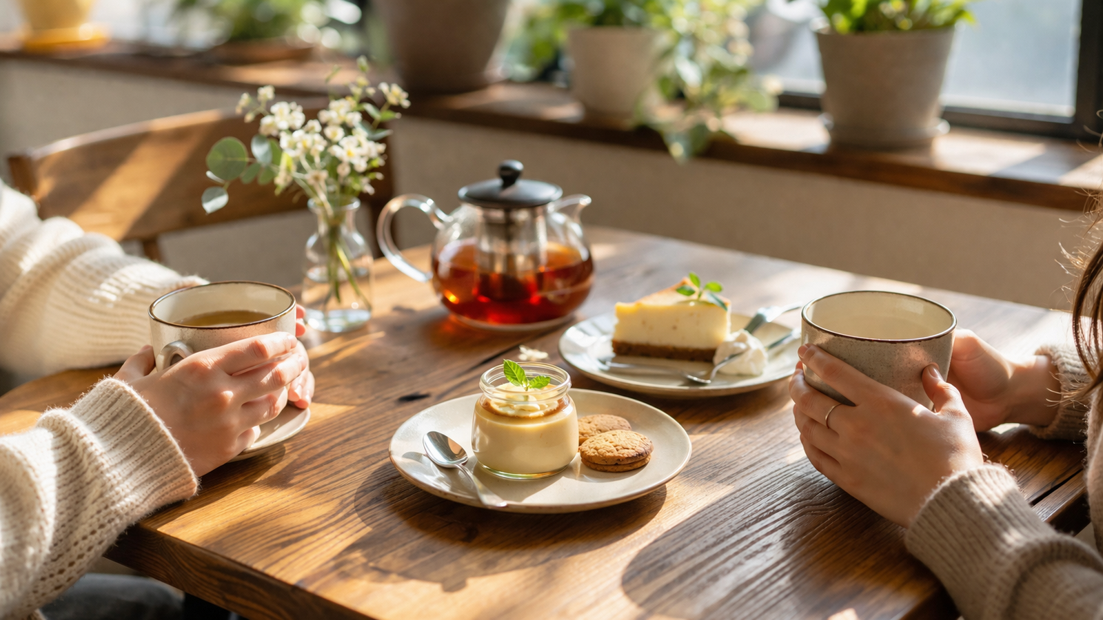 ☀️日曜日のお昼、ちょっといい時間を
ゆるっとカフェ会〜豆乳カフェでおしゃべり〜🫖