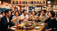 【6/28(火)開催】赤羽駅周辺19時から🍻30～40代限定！名店もつ焼きのんきで聖地の飲み会・毎回満席御礼✨