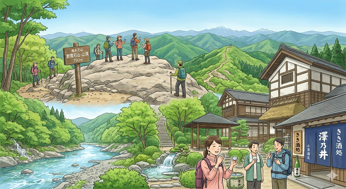 登って飲んで楽しむ！⛰️高水三山縦走×澤乃井酒蔵見学🍶