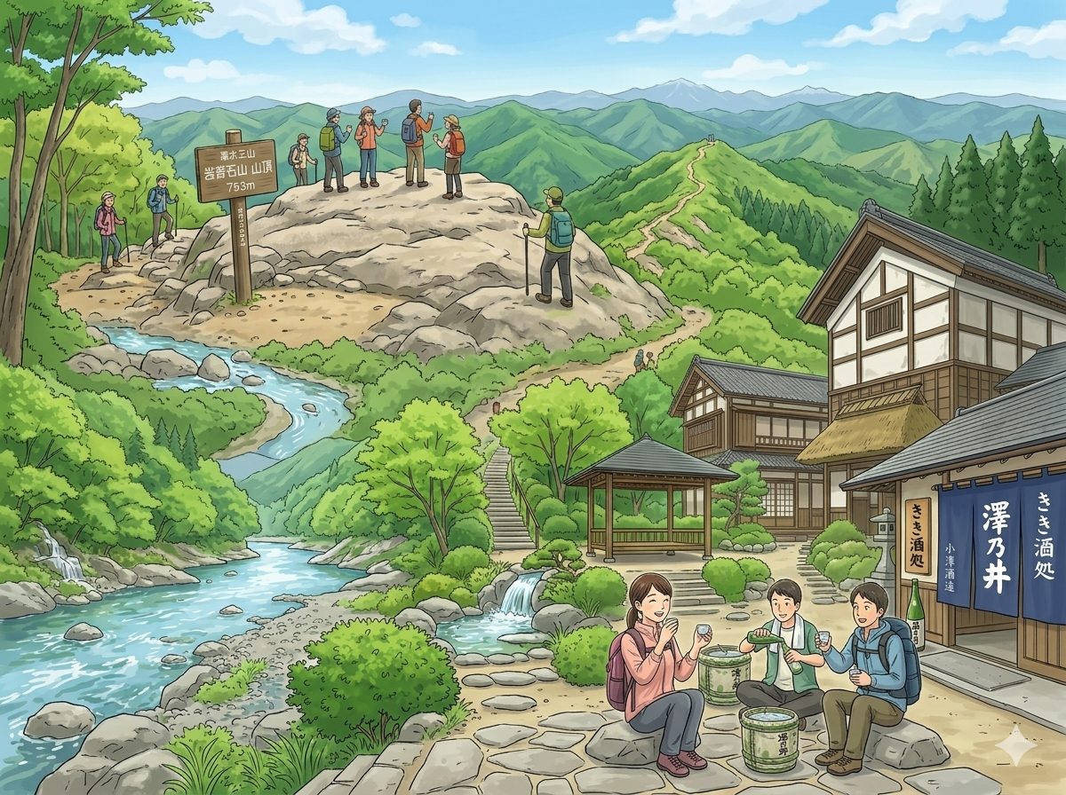 登って飲んで楽しむ！⛰️高水三山縦走×澤乃井酒蔵見学🍶