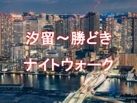 地上200メートルの煌めきから運河の静寂へ。汐留と晴海を繋ぐ湾岸ナイトウォーク
