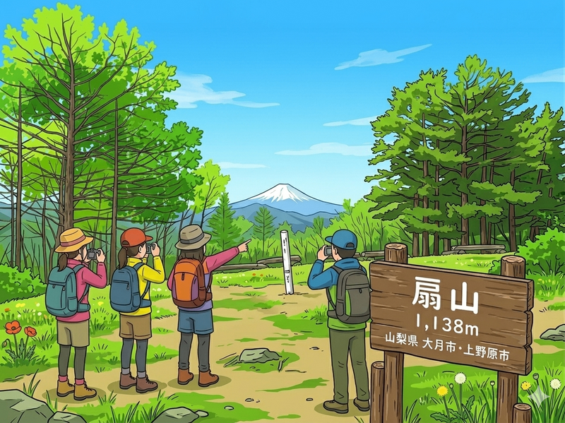 🌿新緑の静かな山へ！扇山・百蔵山プチ縦走