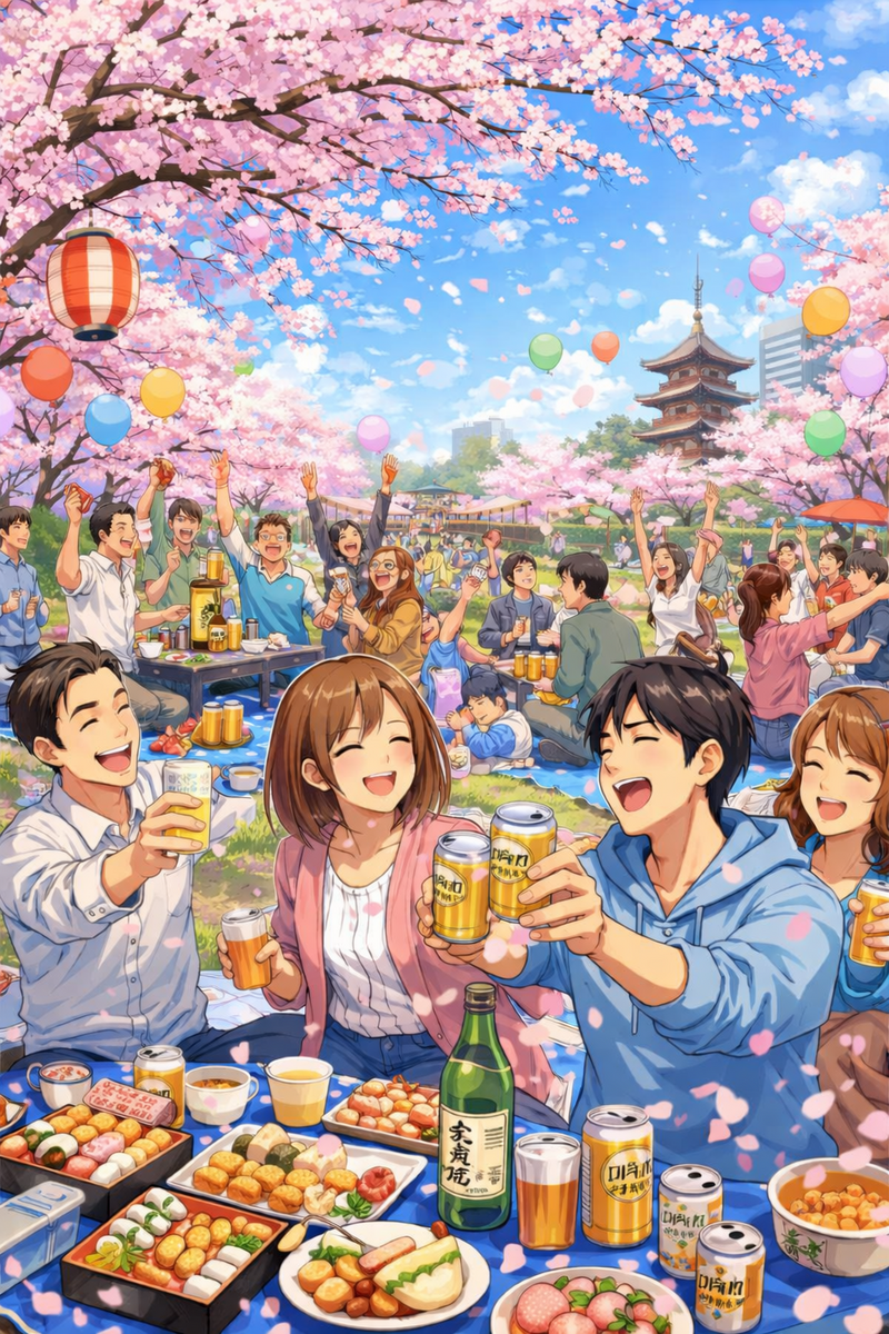 🌸🍻お花見で盛り上がろう‼️🍻🌸