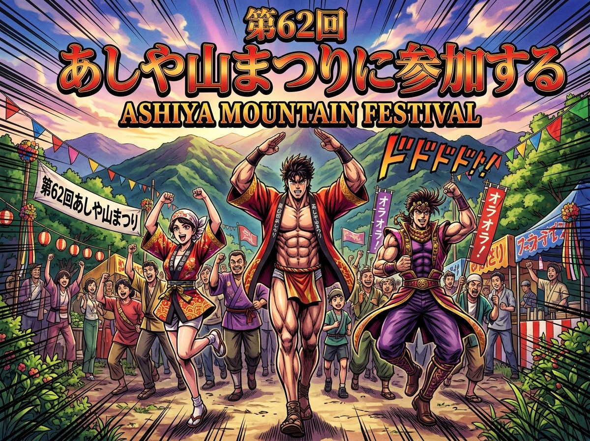 第62回ASHIYA MOUNTAIN FESTIVAL
柿谷道からゴロゴロ岳・奥山貯水池コース
＜中級向き（健脚）＞