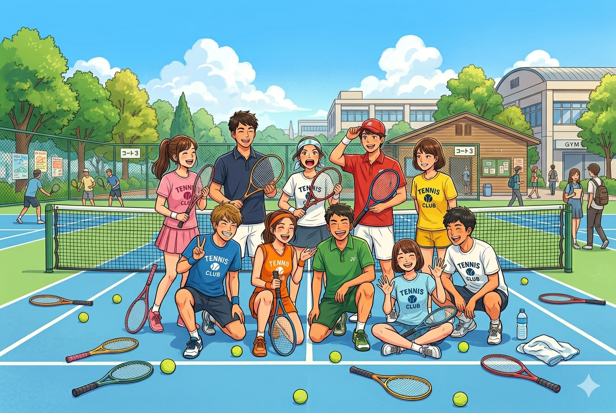 【4/18開催】くにじまテニスコート🎾 20代限定！初心者も経験者も楽しむゆるテニス交流会🌈