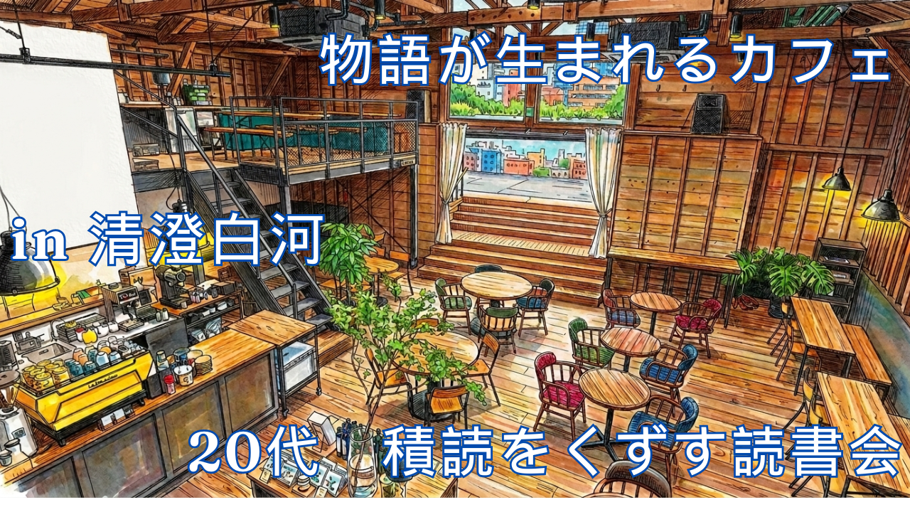 【20代限定・手ぶらで参加もOK】清澄白河のカフェでもくもく積読解消読書会📚