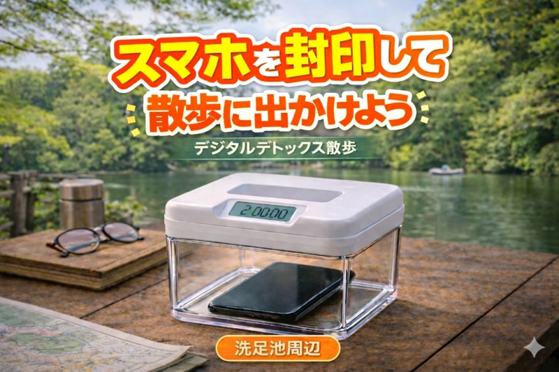 デジタルデトックス散歩🚶‍♀️スマホを封印して散歩しよう in 洗足池｜女性主催