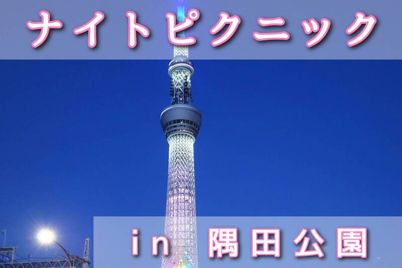 【ナイトピクニック】夜景を見ながらゆったり友達作り（東京の社会人サークル20代〜30代限定）