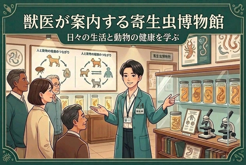 🪱獣医が案内する寄生虫博物館🦟
