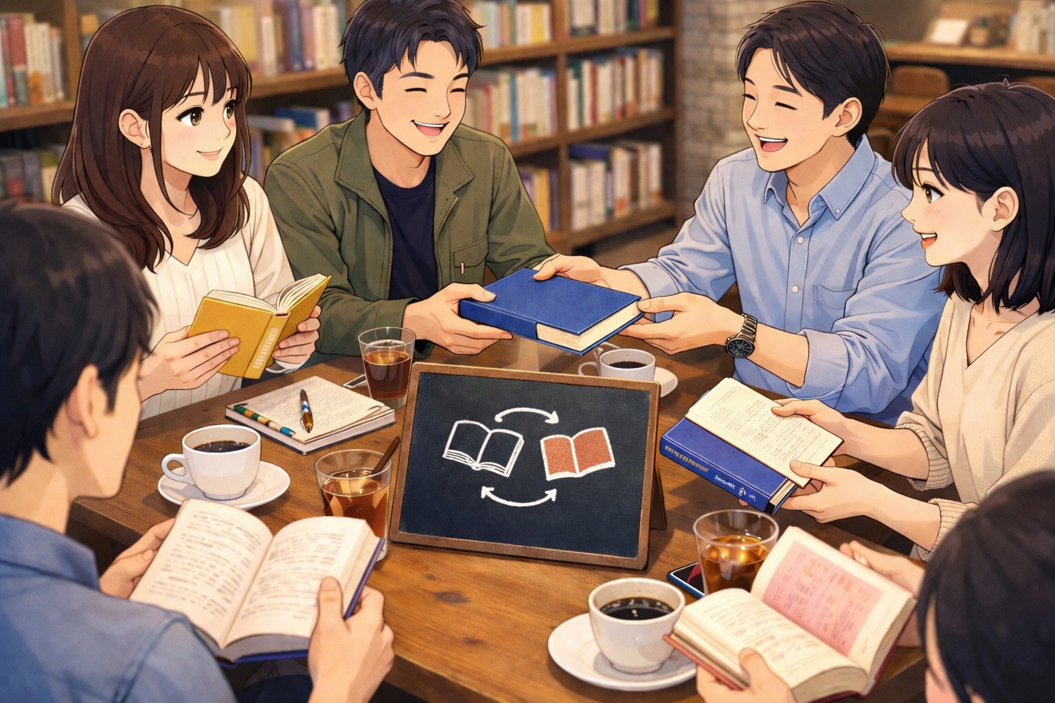 【朝の部】ゆるっと交換読書会📚