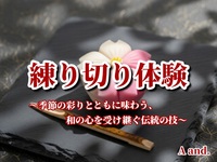 【初めてでも安心！練り切り体験★季節の彩りとともに味わう、和の心を受け継ぐ伝統の技】